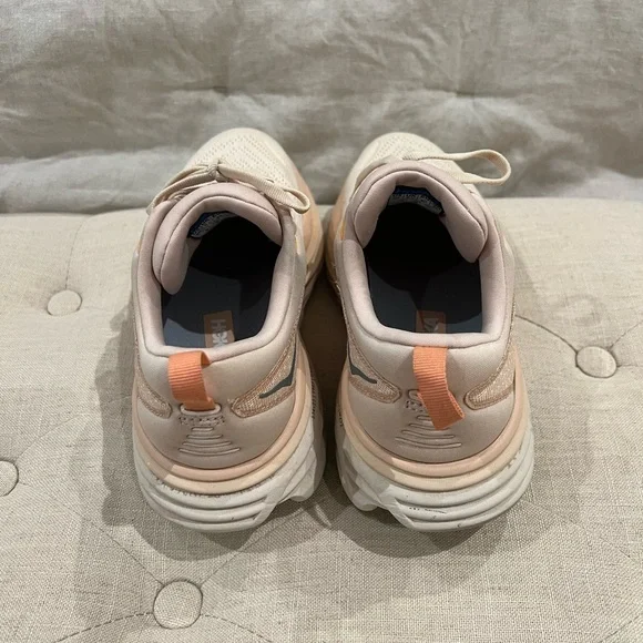 HOKA Women's Cream Running Shoes - Picture 5 of 6